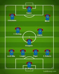Griezmann could slot in out wide in a classic 4-3-3